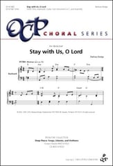 Stay With Us, O Lord SATB choral sheet music cover